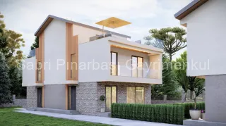 SABRİ PINARBAŞI'dan EŞSİZ MİMARİLİ 5+1 SATILIK VİLLA